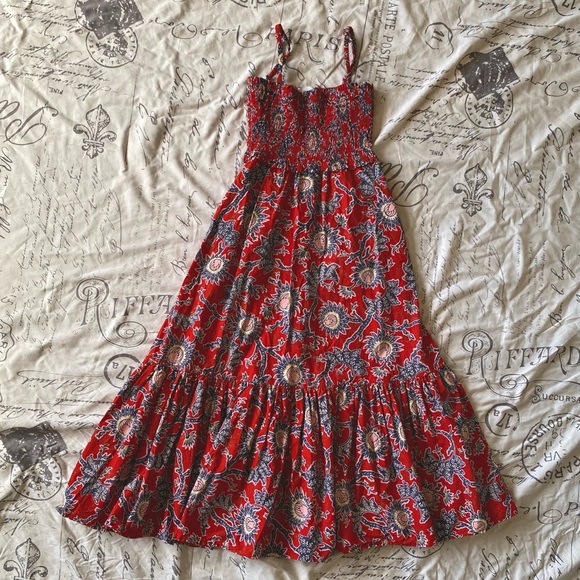 A.L.C Austyn cotton dress - size XS/2 - red with a floral pattern - Picture 2 of 7